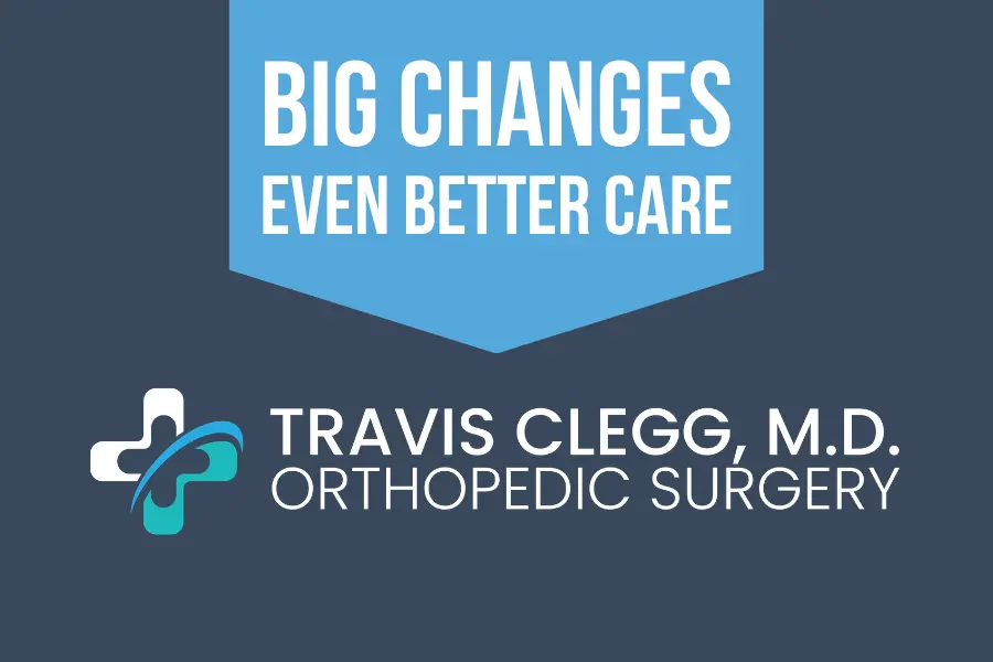 Dr. Travis Clegg is transitioning to private practice, with the same office, same team, and no action needed from patients.